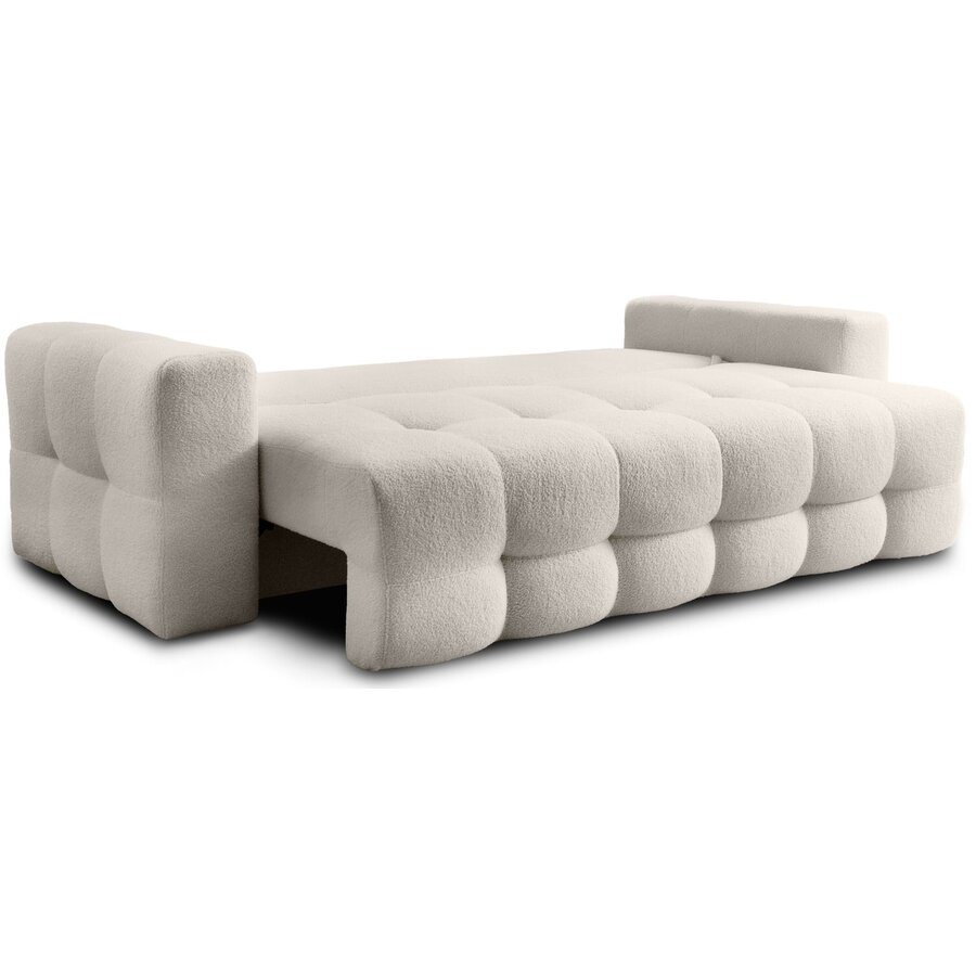 Lussi 3-Zits Slaapbank Beige Bouclé Lussi 3-Zits Slaapbank Beige Bouclé