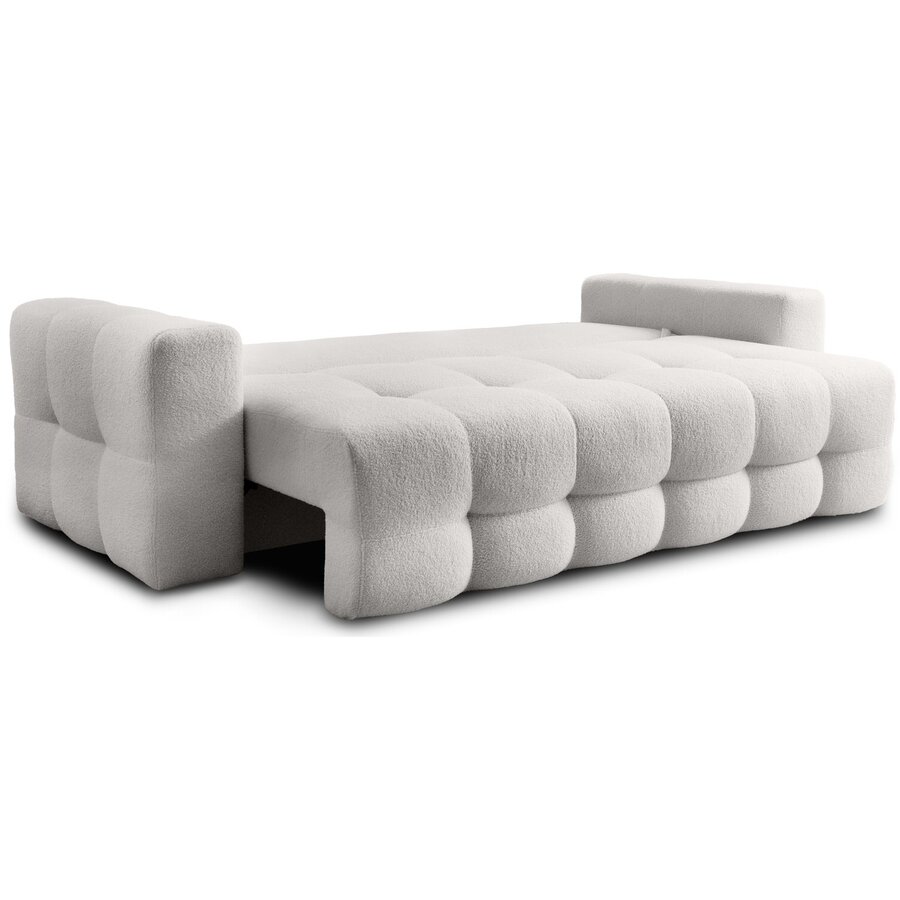 Lussi 3-Zits Slaapbank Naturel Bouclé Lussi 3-Zits Slaapbank Naturel Bouclé