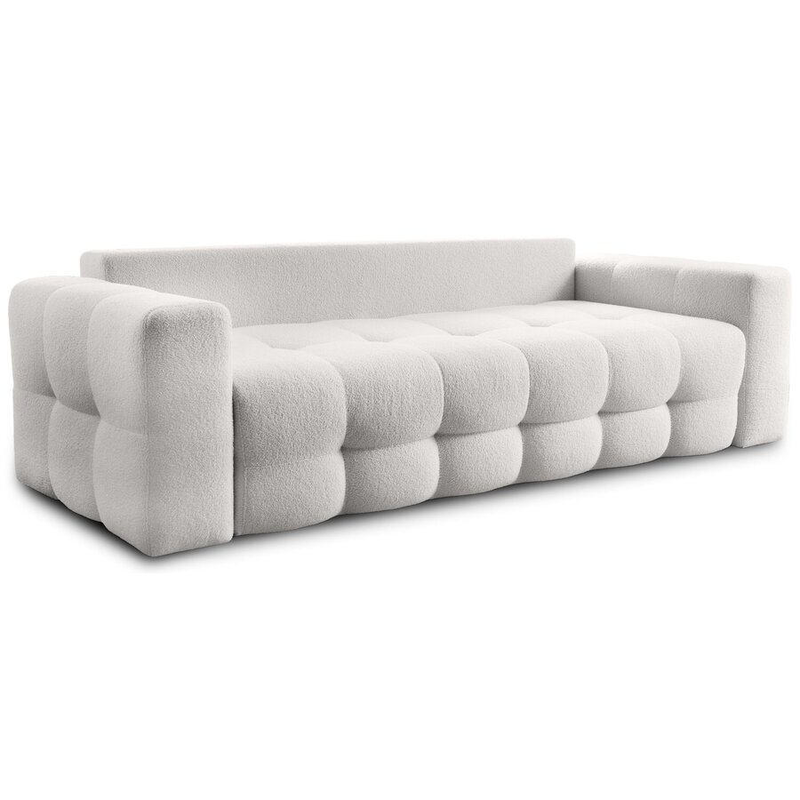 Lussi 3-Zits Slaapbank Naturel Bouclé Lussi 3-Zits Slaapbank Naturel Bouclé