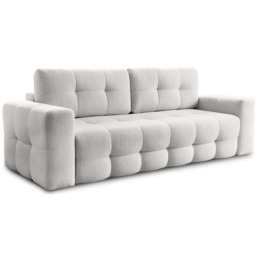 Lussi 3-Zits Slaapbank Naturel Bouclé Lussi 3-Zits Slaapbank Naturel Bouclé