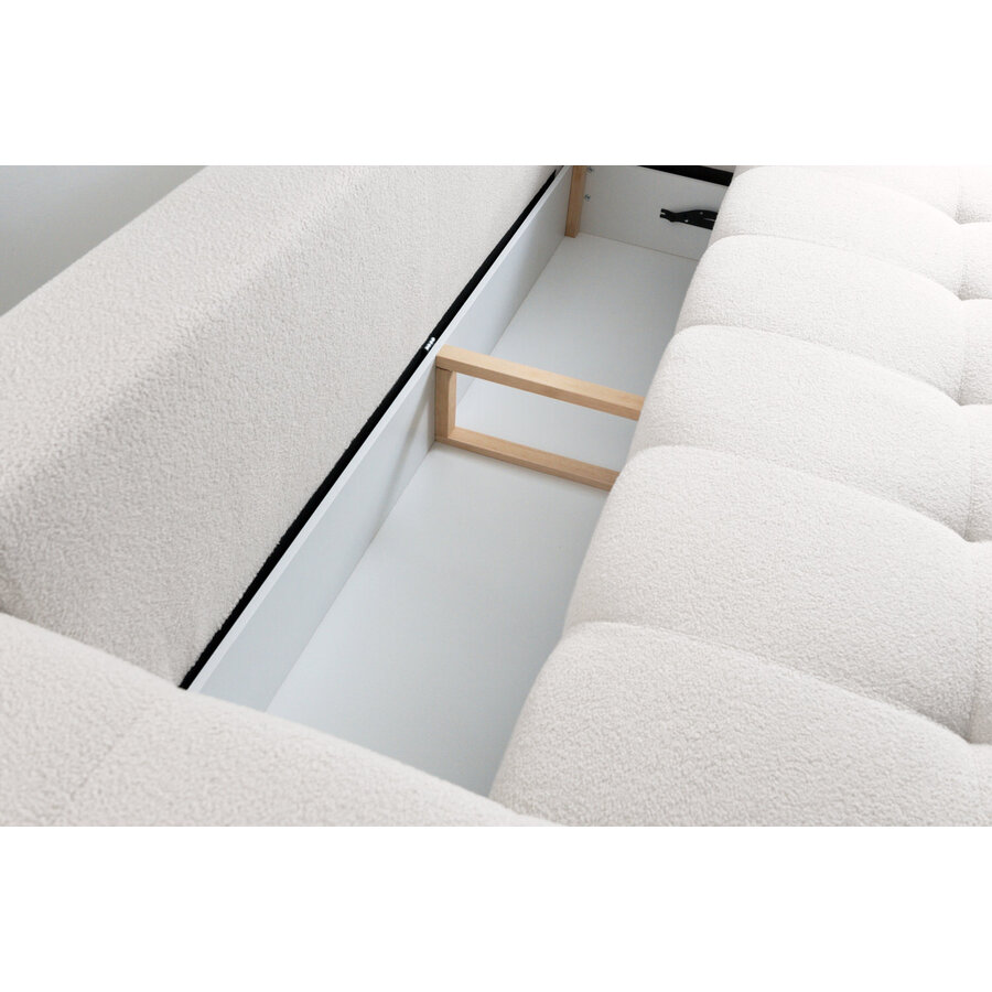 Lussi 3-Zits Slaapbank Naturel Bouclé Lussi 3-Zits Slaapbank Naturel Bouclé