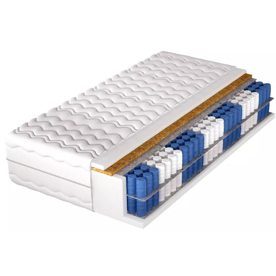 Koko King 140 x 200 cm Dubbelzijdig Pocketvering Matras