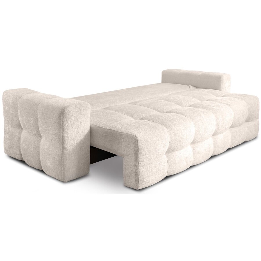 Lussi 3-Zits Slaapbank Creme Lussi 3-Zits Slaapbank Creme