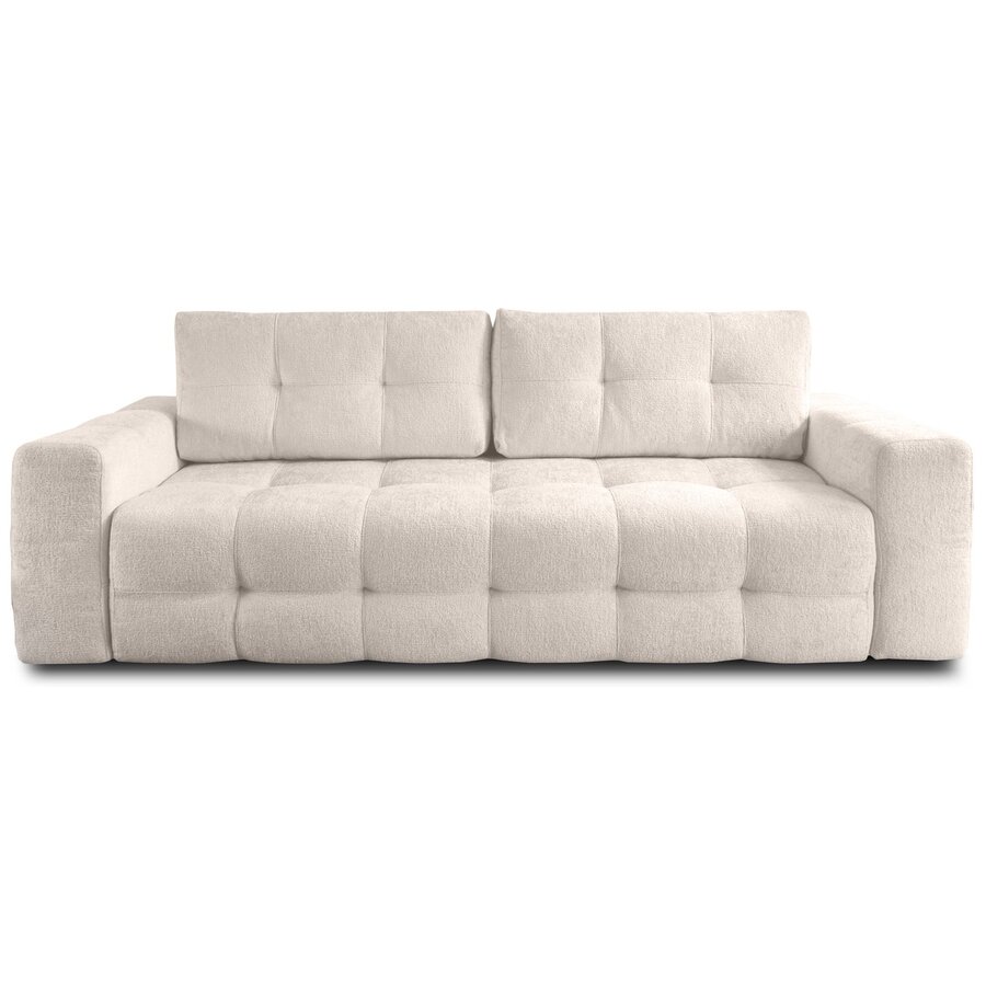 Lussi 3-Zits Slaapbank Creme Lussi 3-Zits Slaapbank Creme