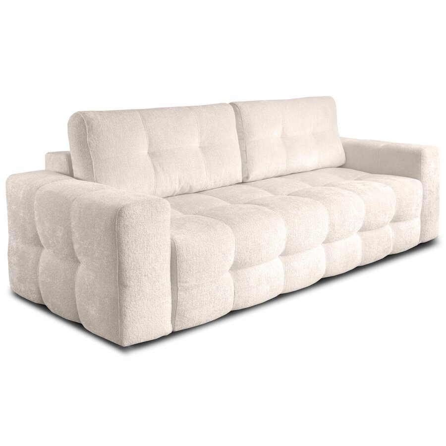 Lussi 3-Zits Slaapbank Creme Lussi 3-Zits Slaapbank Creme