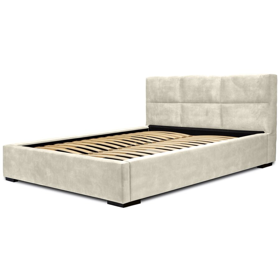 Porto 160 x 200 cm Gestoffeerd Bed Zand Porto 160 x 200 cm Gestoffeerd Bed Zand
