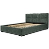 Porto 140 x 200 cm Gestoffeerd Bed Bosgroen