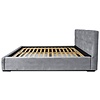 Porto 140 x 200 cm Gestoffeerd Bed Asgrijs