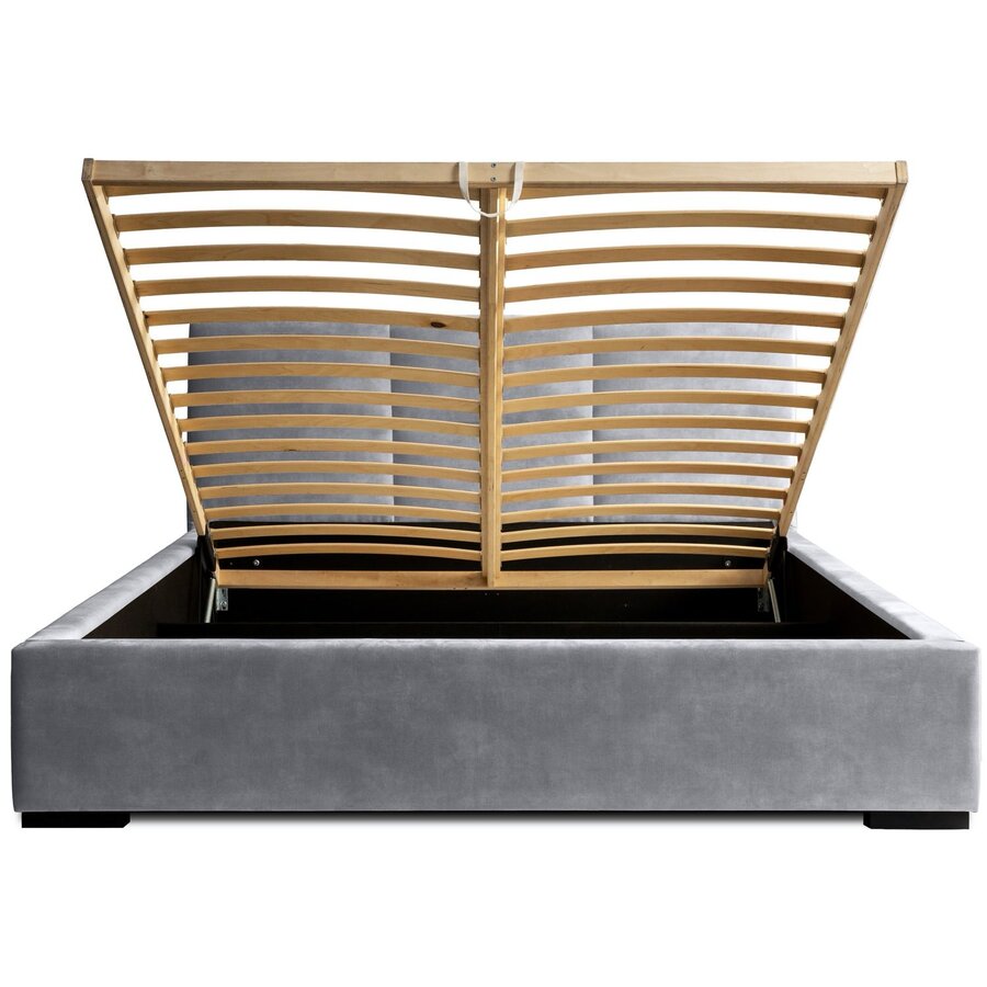 Porto 140 x 200 cm Gestoffeerd Bed Asgrijs Porto 140 x 200 cm Gestoffeerd Bed Asgrijs