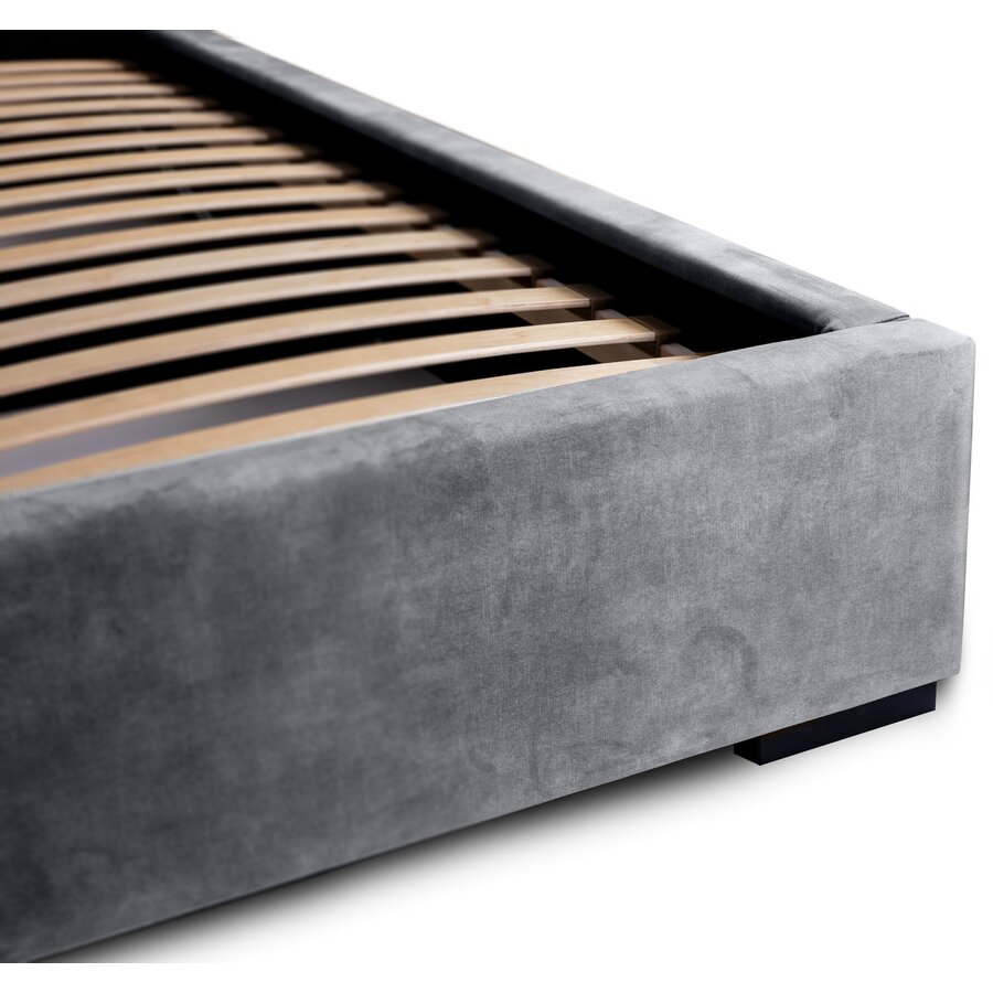 Porto 140 x 200 cm Gestoffeerd Bed Asgrijs Porto 140 x 200 cm Gestoffeerd Bed Asgrijs