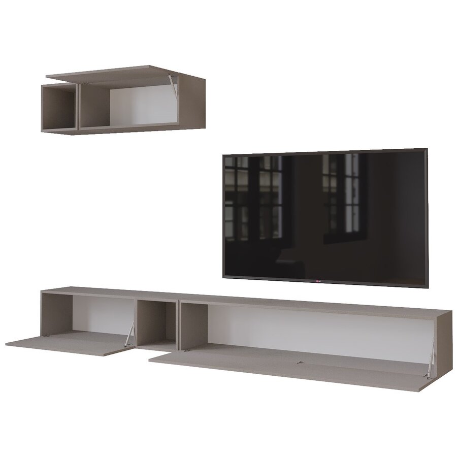 Palermo 235 cm Ardesia TV Wandmeubel