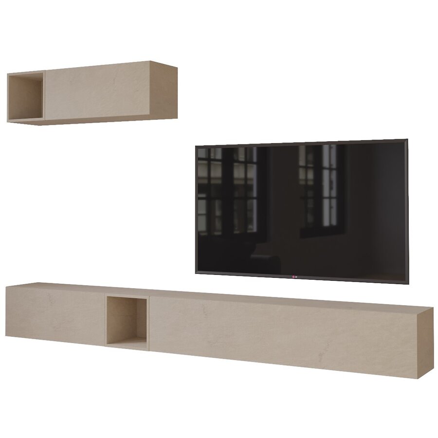 Palermo 235 cm Argilla TV Wandmeubel Palermo 235 cm Argilla TV Wandmeubel