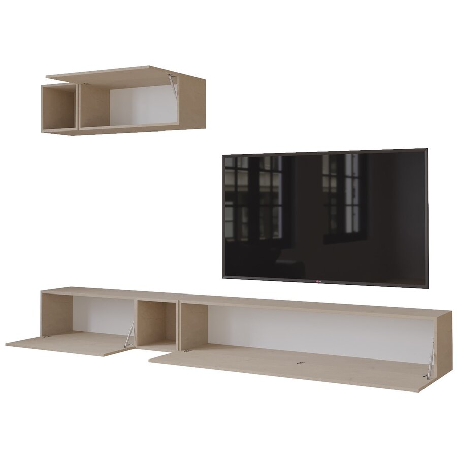 Palermo 235 cm Argilla TV Wandmeubel Palermo 235 cm Argilla TV Wandmeubel