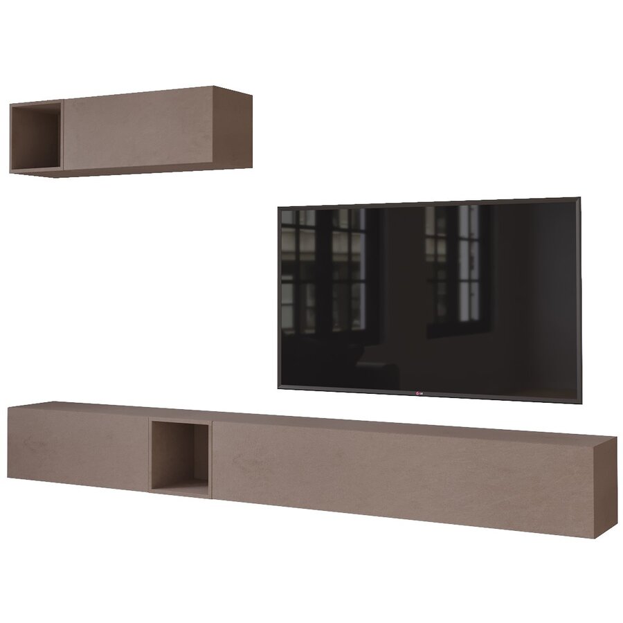 Palermo 235 cm Brons TV Wandmeubel