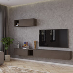 Nova Design Palermo 235 cm Lava TV Wandmeubel Nova Design Palermo 235 cm Lava TV Wandmeubel