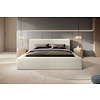 Hana 140 x 200 cm Gestoffeerd Bed Creme