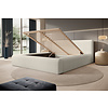 Hana 140 x 200 cm Gestoffeerd Bed Creme