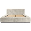 Hana 140 x 200 cm Gestoffeerd Bed Creme