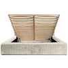 Hana 140 x 200 cm Gestoffeerd Bed Creme
