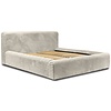 Hana 140 x 200 cm Gestoffeerd Bed Creme