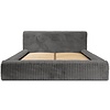 Hana 180 x 200 cm Gestoffeerd Bed Grijs