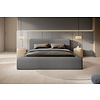 Hana 140 x 200 cm Gestoffeerd Bed Grijs