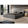 Hana 140 x 200 cm Gestoffeerd Bed Grijs
