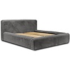 Hana 140 x 200 cm Gestoffeerd Bed Grijs
