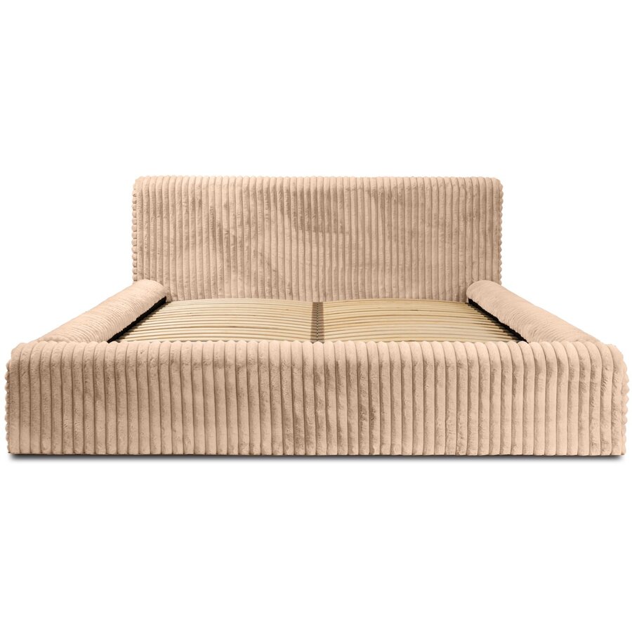 Hana 180 x 200 cm Gestoffeerd Bed Beige Hana 180 x 200 cm Gestoffeerd Bed Beige