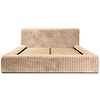 Hana 140 x 200 cm Gestoffeerd Bed Beige