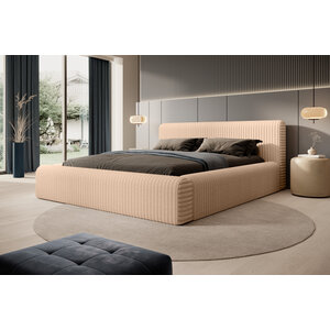 Trae Mobler Hana 140 x 200 cm Gestoffeerd Bed Beige