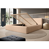 Hana 140 x 200 cm Gestoffeerd Bed Beige