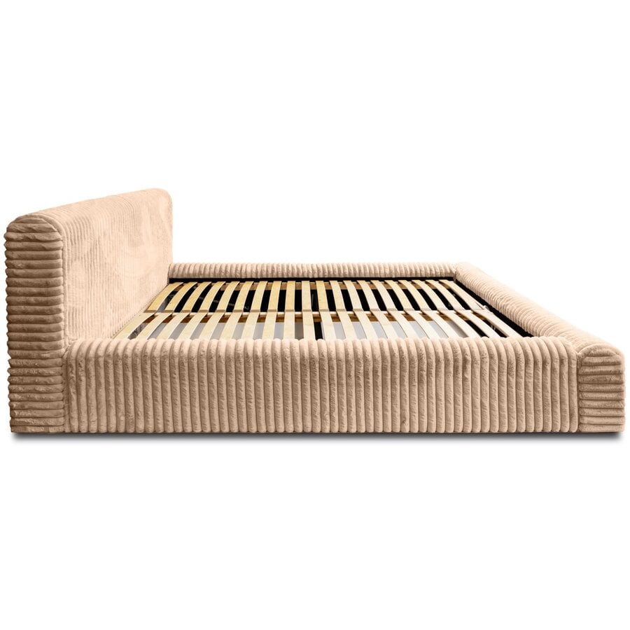 Hana 140 x 200 cm Gestoffeerd Bed Beige