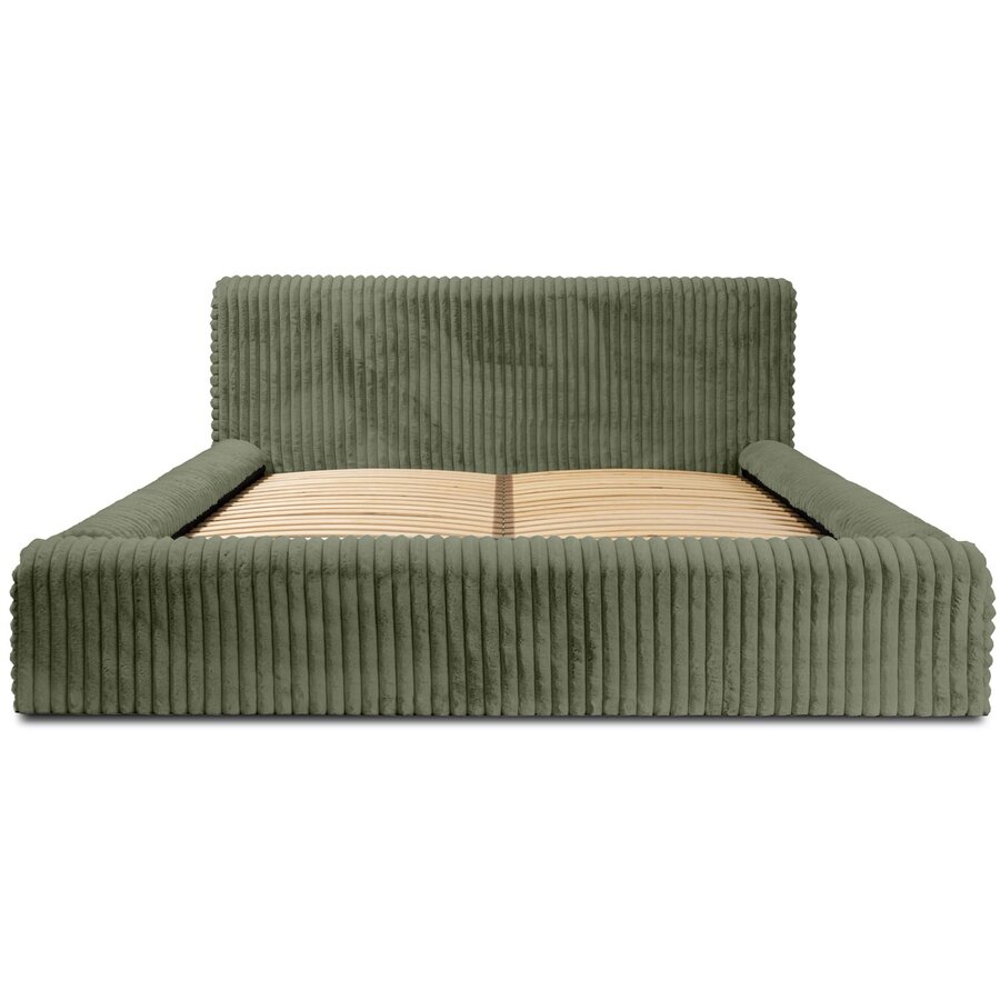 Hana 180 x 200 cm Gestoffeerd Bed Olijfgroen Hana 180 x 200 cm Gestoffeerd Bed Olijfgroen