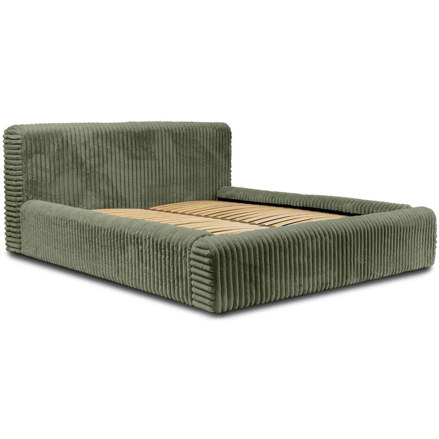 Hana 180 x 200 cm Gestoffeerd Bed Olijfgroen Hana 180 x 200 cm Gestoffeerd Bed Olijfgroen