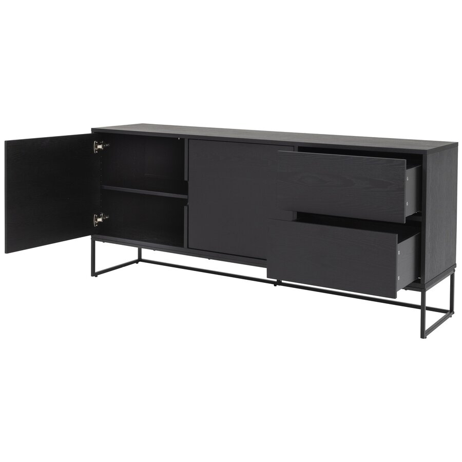 Lipp Ash Black Dressoir 2-Deuren en 2-Lades Lipp Ash Black Dressoir 2-Deuren en 2-Lades