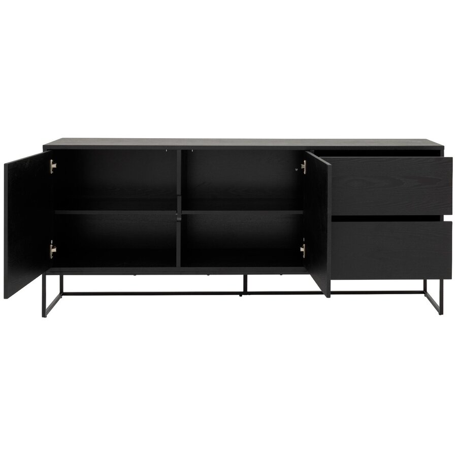 Lipp Ash Black Dressoir 2-Deuren en 2-Lades Lipp Ash Black Dressoir 2-Deuren en 2-Lades