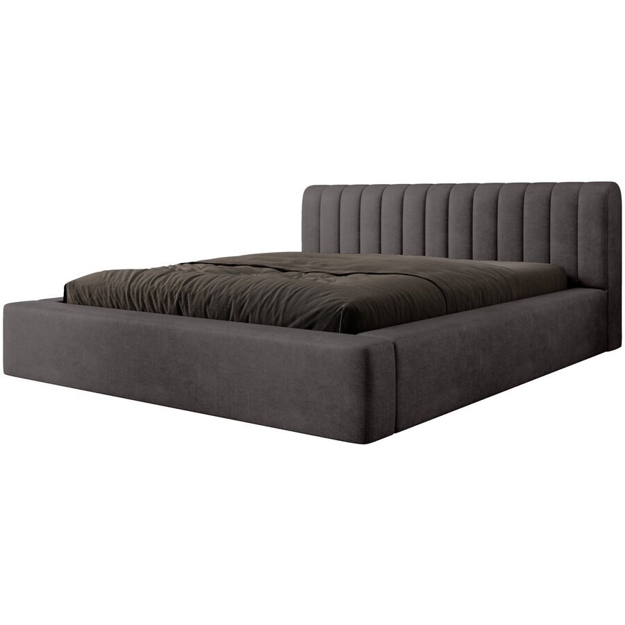 Amira 160 x 200 cm Gestoffeerd Bed Antraciet Amira 160 x 200 cm Gestoffeerd Bed Antraciet