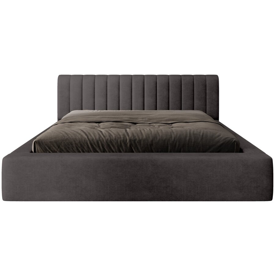 Amira 160 x 200 cm Gestoffeerd Bed Antraciet Amira 160 x 200 cm Gestoffeerd Bed Antraciet