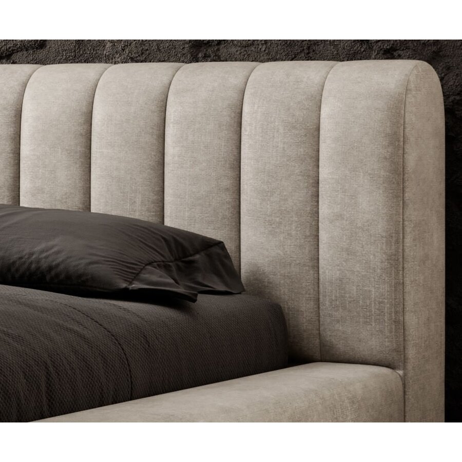 Amira 140 x 200 cm Gestoffeerd Bed Pearl Amira 140 x 200 cm Gestoffeerd Bed Pearl