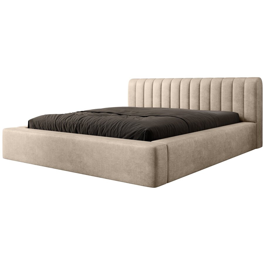 Amira 180 x 200 cm Gestoffeerd Bed Zand Amira 180 x 200 cm Gestoffeerd Bed Zand