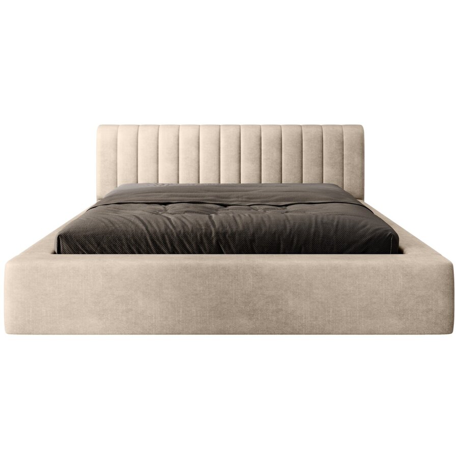 Amira 180 x 200 cm Gestoffeerd Bed Zand Amira 180 x 200 cm Gestoffeerd Bed Zand