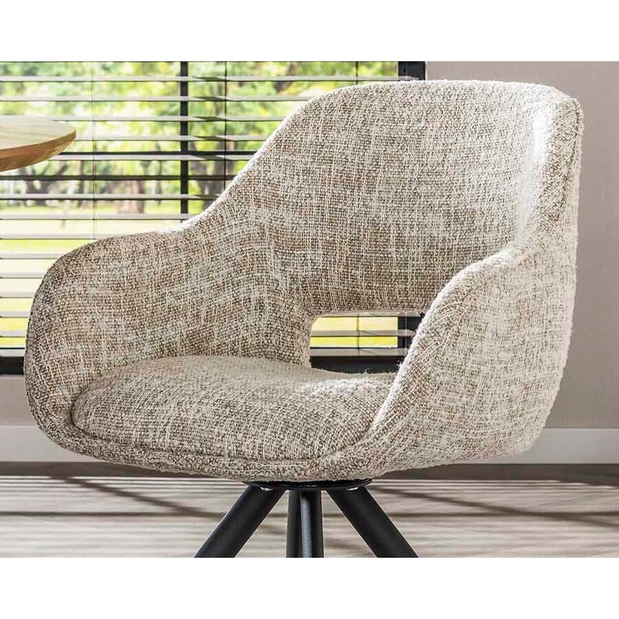 Gala Gebroken Wit Draaistoel