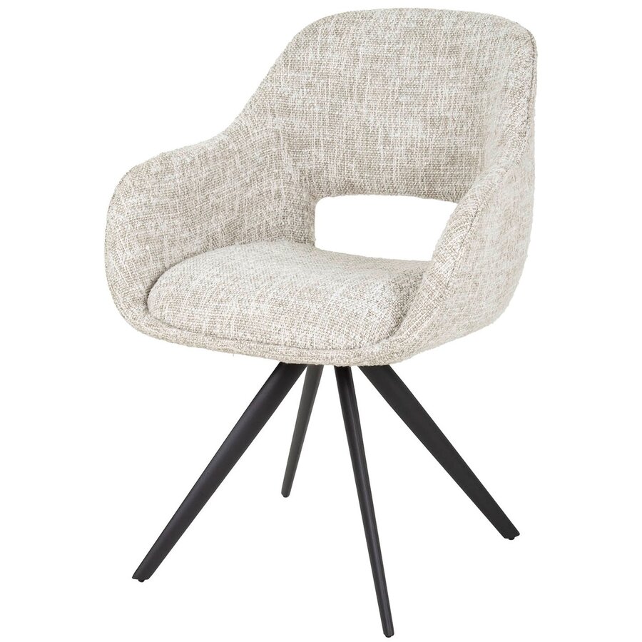 Gala Gebroken Wit Draaistoel