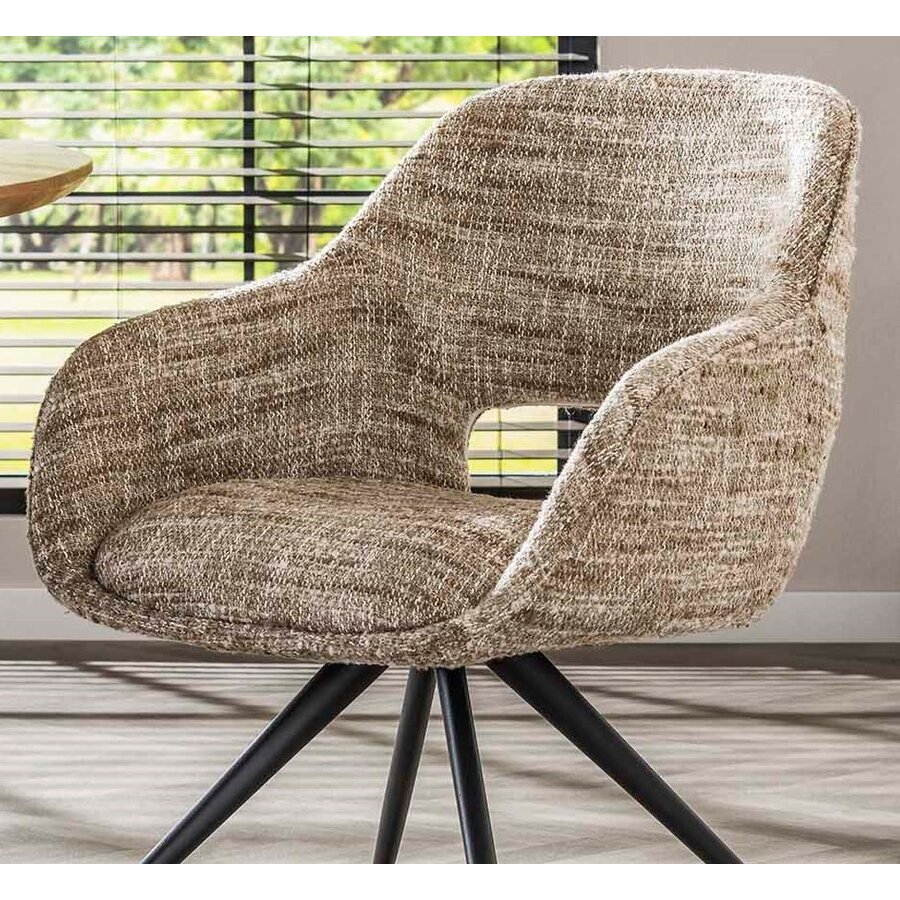 Gala Zand Armstoel met Wieltjes Gala Zand Armstoel met Wieltjes