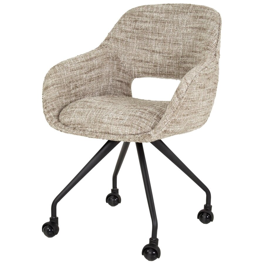 Gala Zand Armstoel met Wieltjes Gala Zand Armstoel met Wieltjes