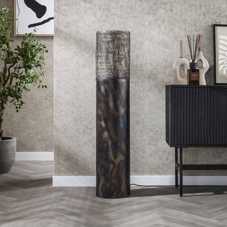 Mannes Vloerlamp Large Zwart/Bruin