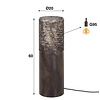 Mannes Vloerlamp Small Zwart/Bruin