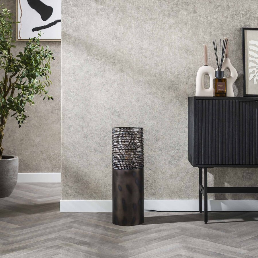 Mannes Vloerlamp Small Zwart/Bruin Mannes Vloerlamp Small Zwart/Bruin