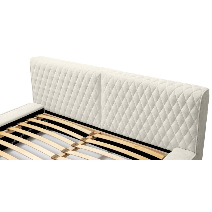 Azurro 160 x 200 cm Gestoffeerd Bed Lichtgrijs Azurro 160 x 200 cm Gestoffeerd Bed Lichtgrijs